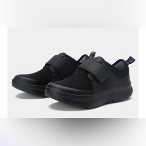 Algeria Double Trouble Black Mesh Shoe